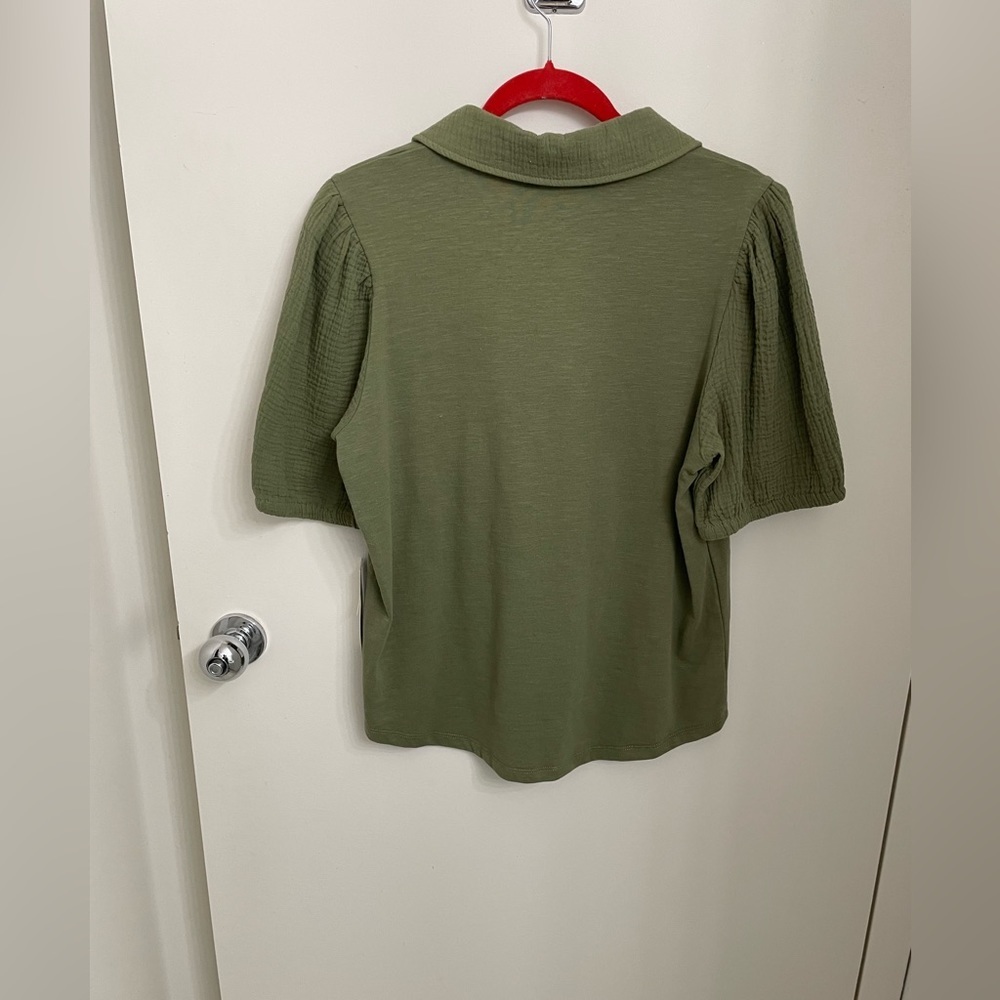 Design 365 puff sleeve polo style shirt - Picture 8 of 9